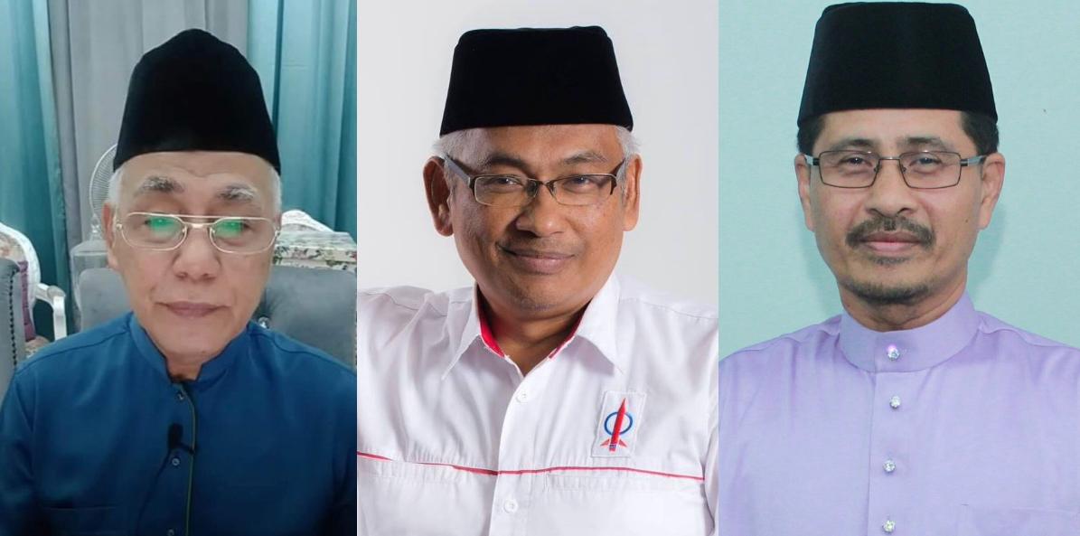 Dari kiri: Veteran Umno Kamal Amir, Abdul Aziz Bari (DAP) and Abdullah Sani (PKR).