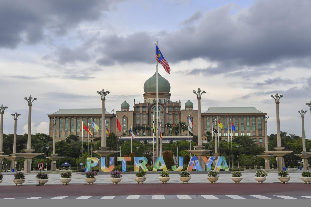 Gambar bangunan Putra Perdana di Putrajaya di mana terletaknya Pejabat Perdana Menteri di Putrajaya. Gambar: Bernama