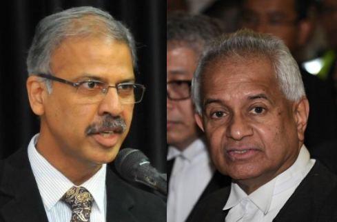 Indian high commissioner to Malaysia, Mridul Kumar, and former attorney-general Tommy Thomas.