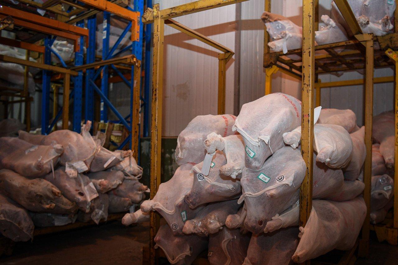 Penggunaan teknologi rantaian blok didakwa mampu mencegah salah laku import melibatkan daging beku. Gambar: Bernama