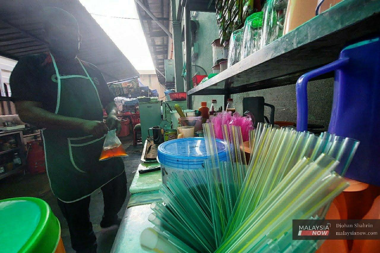 Malaysians use and discard an estimated 17kg of plastic each per year in the form of bags, cutlery and straws, much of which ends up in the sea.