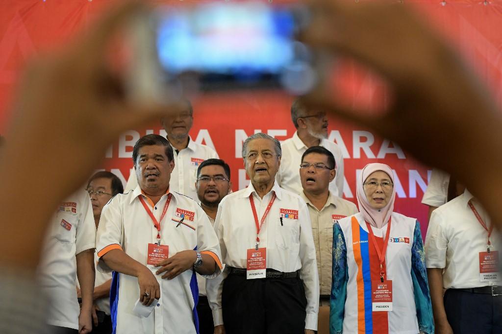Former attorney-general Tommy Thomas has singled out Malay Pakatan Harapan leaders including Dr Mahathir Mohamad, Dr Wan Azizah Wan Ismail and Mohamad Sabu for criticism in his autobiography. Photo: AFP