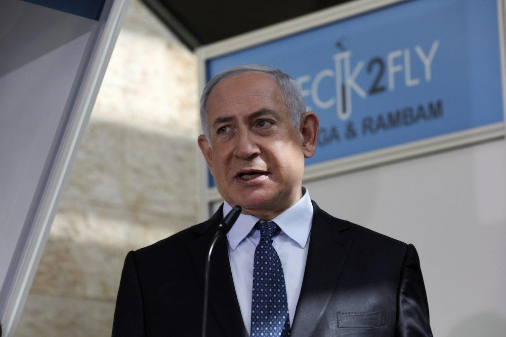 Prime Minister Benjamin Netanyahu is the first Israeli premier to be indicted in office. Photo: AP