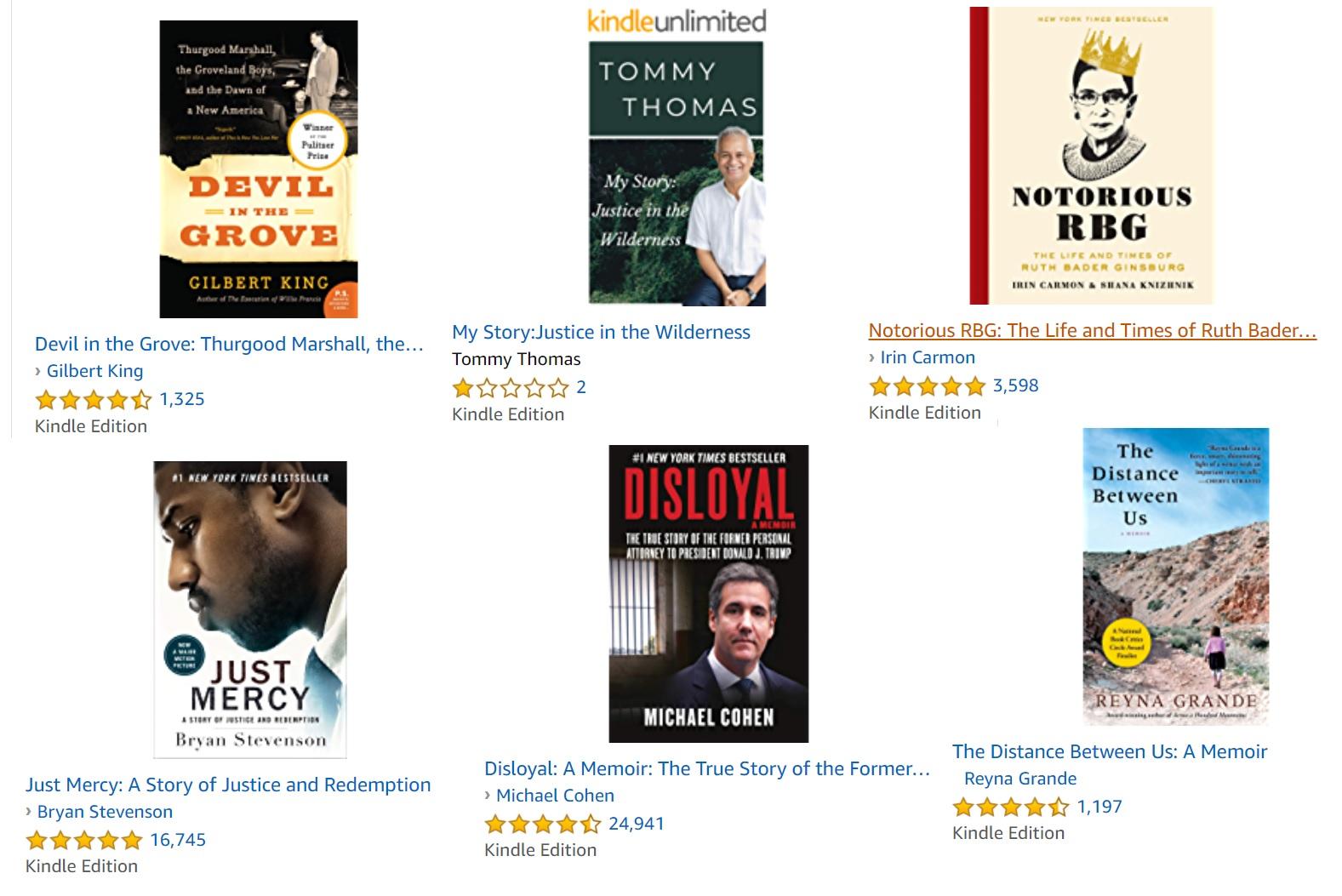 Former attorney-general Tommy Thomas' recently published autobiography is available on Amazon's e-book store but unlike other listings in the category of 'Biographies of lawyers and & judges', it has been given a mere one-star rating as well as poor reviews by readers.