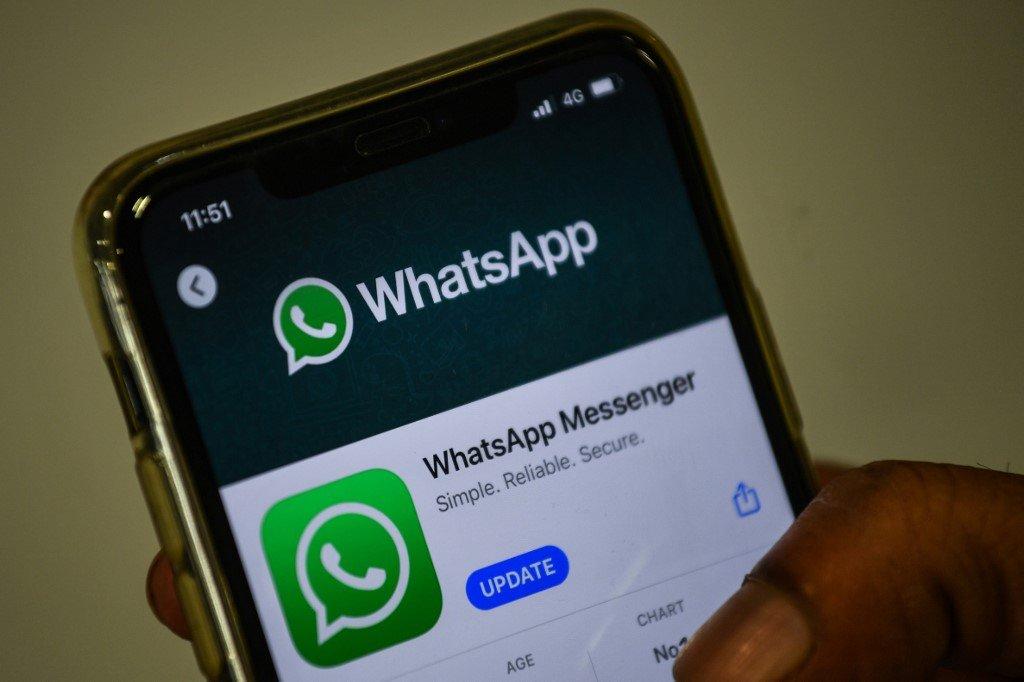 According to data from last year, WhatsApp had more than 99% of mobile messaging app users in Brazil, 97% in India and 52% in the US. Photo: AFP