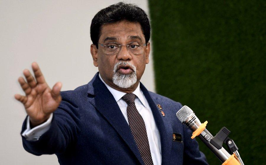 PKR vice-president Xavier Jayakumar, who was the water, land and natural resources minister under the Pakatan Harapan government. Photo: Bernama