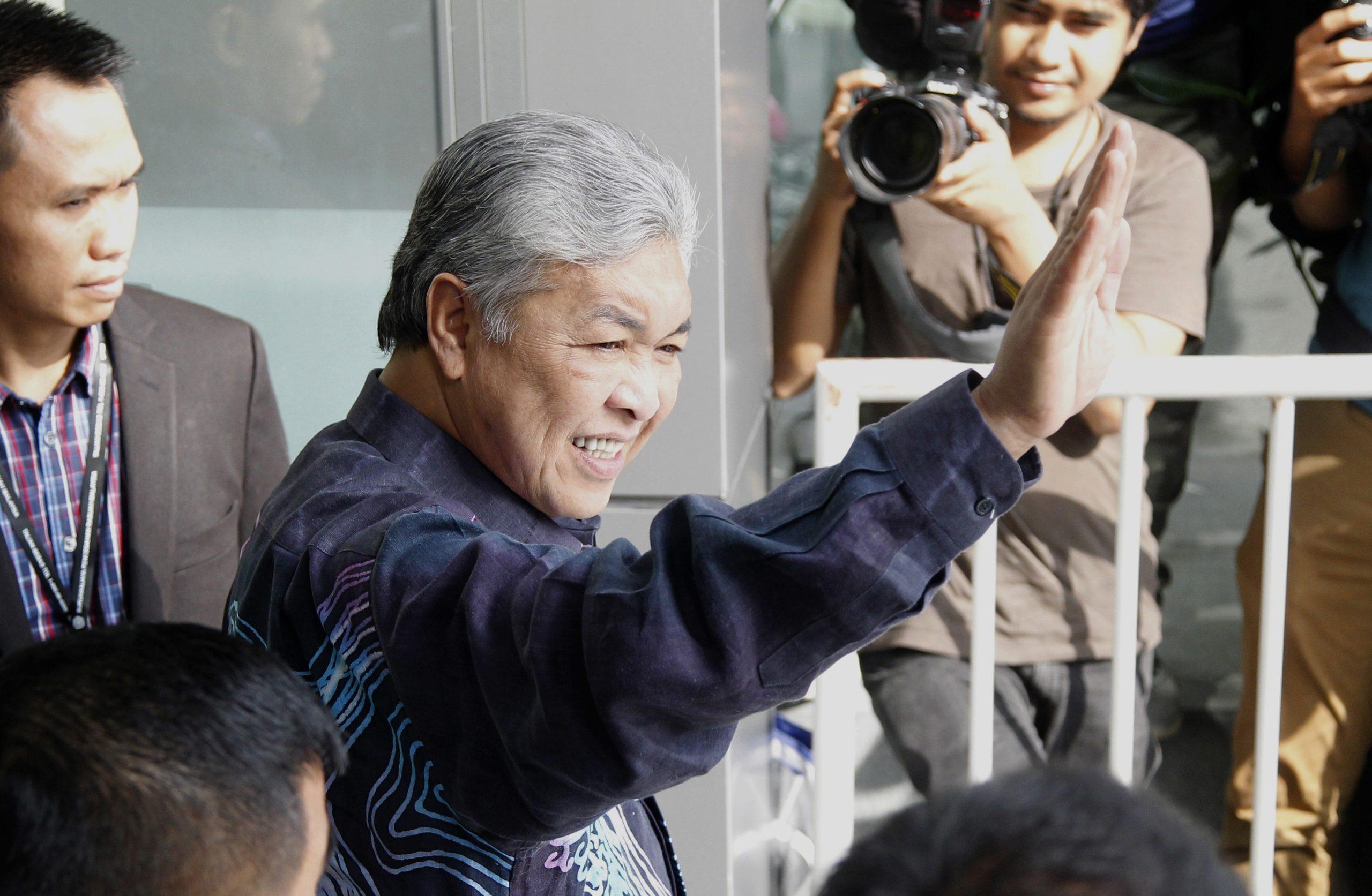 Umno president Ahmad Zahid Hamidi has claimed trial to 47 corruption charges in relation to millions of ringgit from Yayasan Akalbudi. Photo: AP