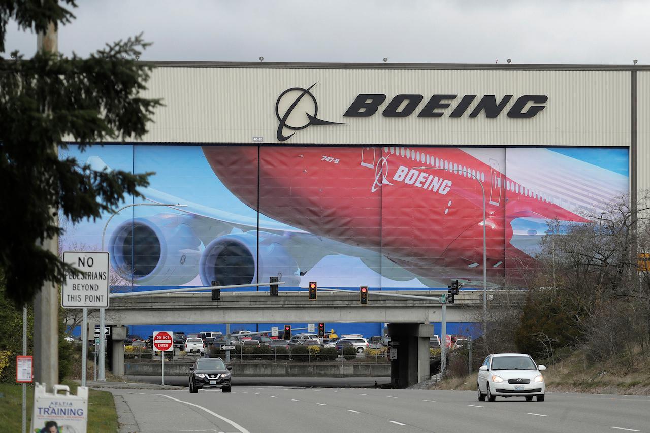 Boeing's manufacturing facility in Everett, Washington, north of Seattle. Photo: AP