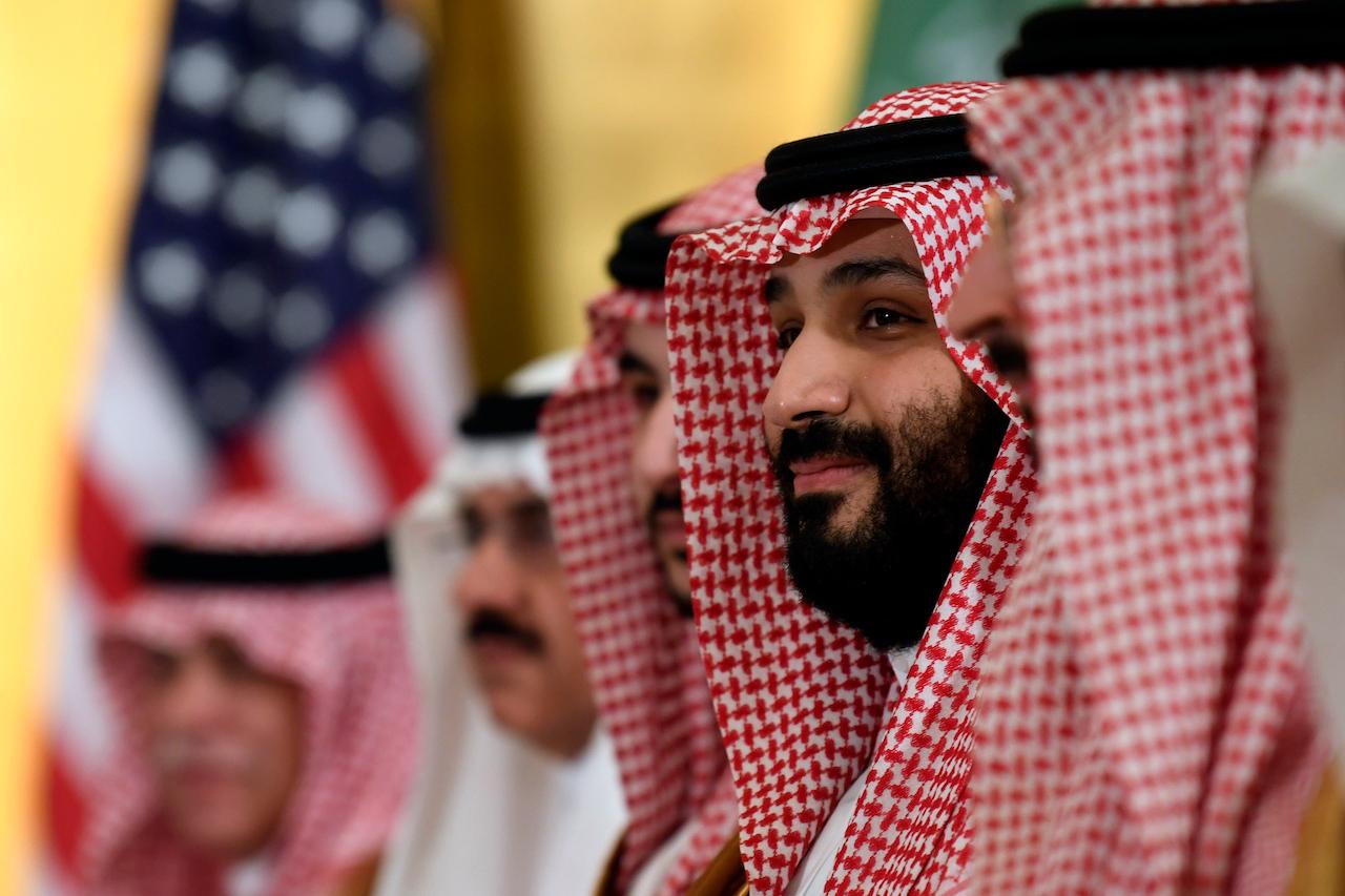 Saudi Crown Prince Mohammed bin Salman listens during a meeting with President Donald Trump on the sidelines of the G-20 summit in Osaka, Japan, in this June 29, 2019 file photo. Prince Mohammed has been publicly accused for the first time of approving the 2018 murder of journalist Jamal Khashoggi. Photo: AP