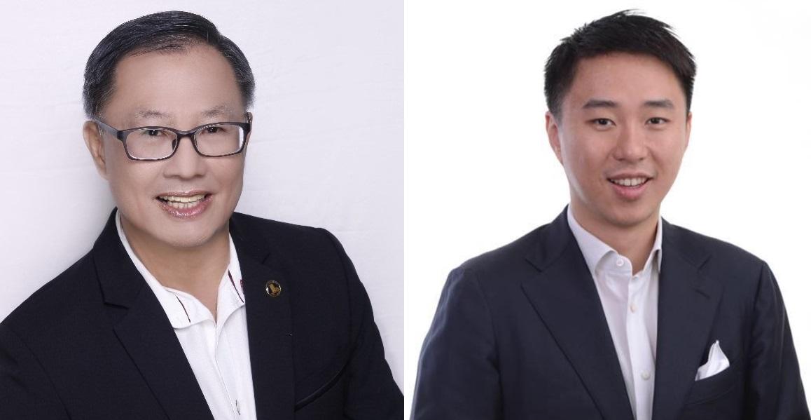 Ahli Parlimen Tebrau Steven Choong (kiri) dan Ahli Parlimen Julau Larry Sng.