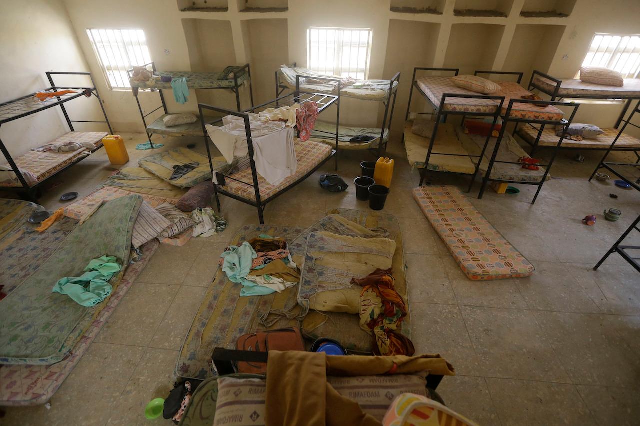 The belongings of hundreds of girls abducted by gunmen from the Government Girls Secondary School, seen in Jangebe town, Zamfara in northern Nigeria. The governor says all of the students have been released and are on government premises. Photo: AP