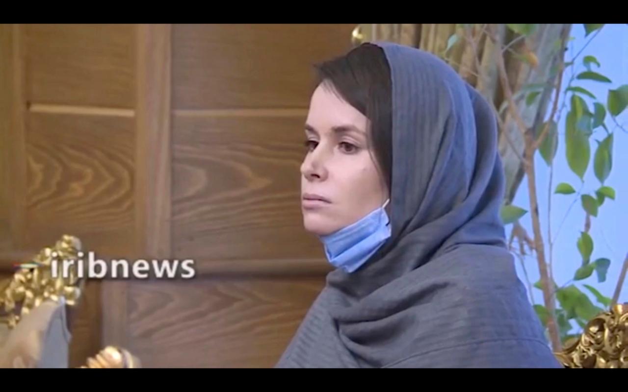 In this frame grab from Iranian state television video aired Wednesday, Nov 25, 2020, British-Australian academic Kylie Moore-Gilbert is seen in Tehran. Iran has freed Moore-Gilbert, who has been detained in Iran for more than two years, in exchange for three Iranians held abroad. Photo: AP