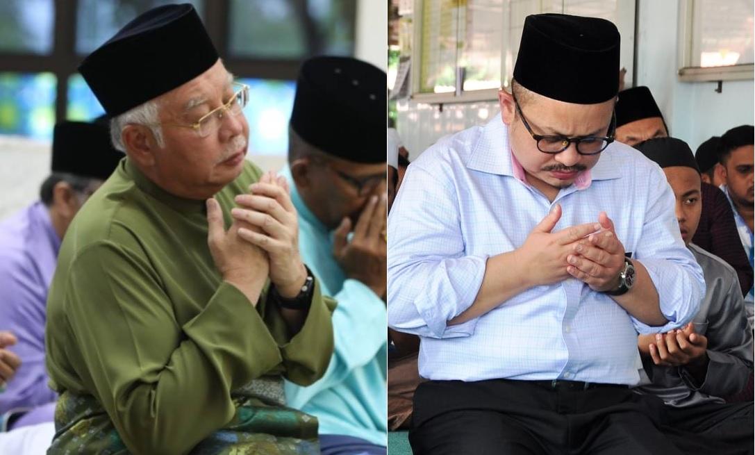 PKR's Shamsul Iskandar Akin (right) praises Najib Razak for handing over power after being defeated in the 2018 election.