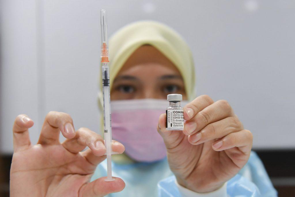 Phase Two of the national vaccination programme is expected to cover 9.4 million recipients from high-risk groups. Photo: Bernama