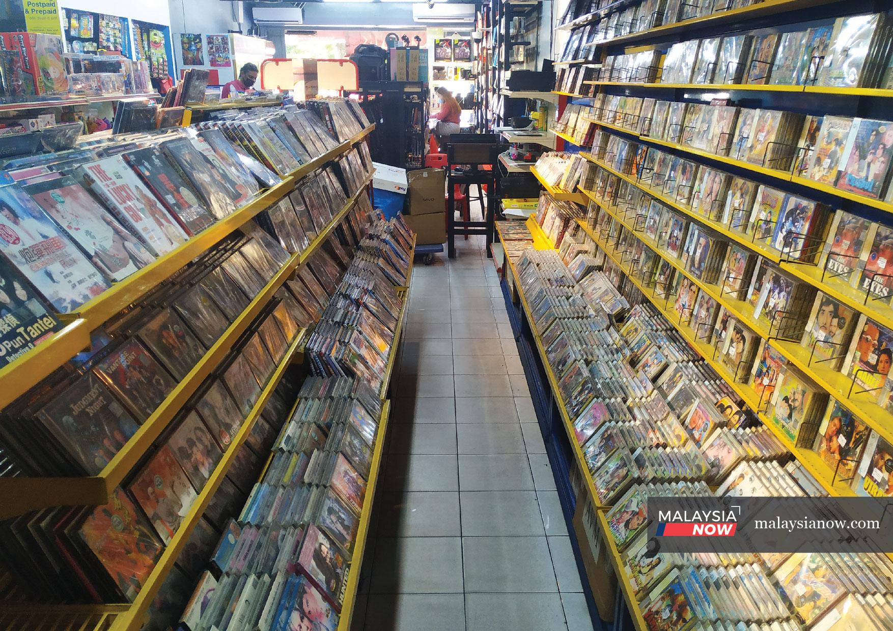 Owners of CD and DVD shops say demand has plunged over the years, exacerbated by the rise of online streaming platforms such as Netflix and Spotify.