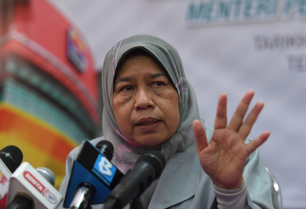Housing and Local Government Minister Zuraida Kamaruddin. Photo: Bernama