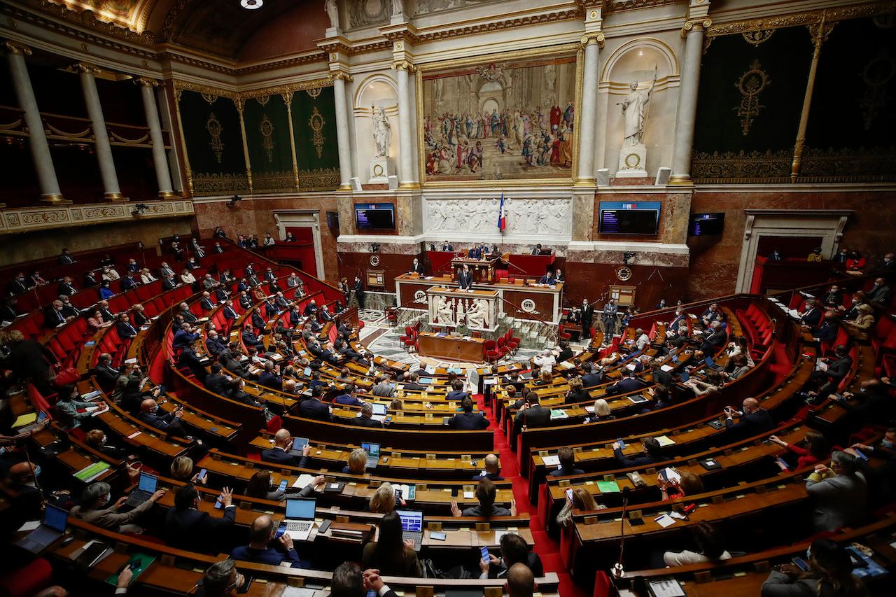 A general view of the French parliament at the National Assembly in Paris, April 1. A recent vote in favour of a bill characterising sex with a child under the age of 15 as rape was unanimous. Photo: AP