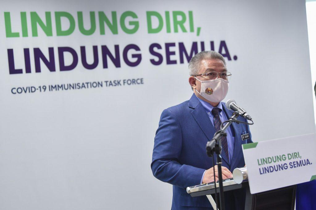Menteri Kesihatan Dr Adham Baba. Gambar: Bernama