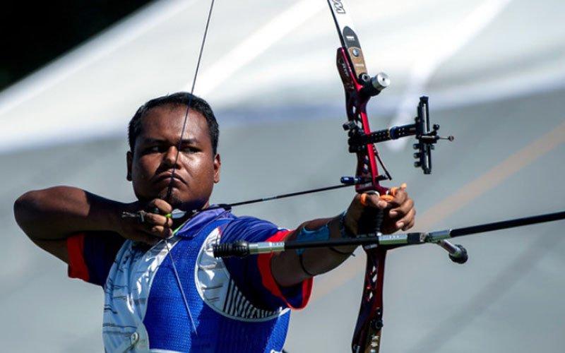 National archer Haziq Kamaruddin. Photo: Bernama