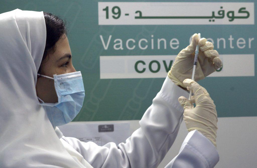 Saudi Arabia says it has administered more than 12 million coronavirus vaccine doses, in a country with a population of over 34 million. Photo: AP