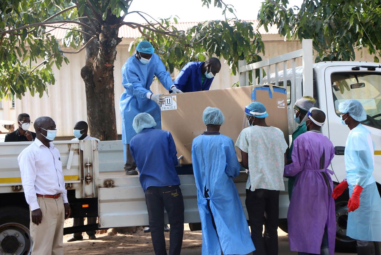Covid-19 vaccines arrive to be destroyed, in Lilongwe, Malawi, May 19. Malawi has burned nearly 20,000 doses of AstraZeneca vaccines because they had expired. Photo: AP