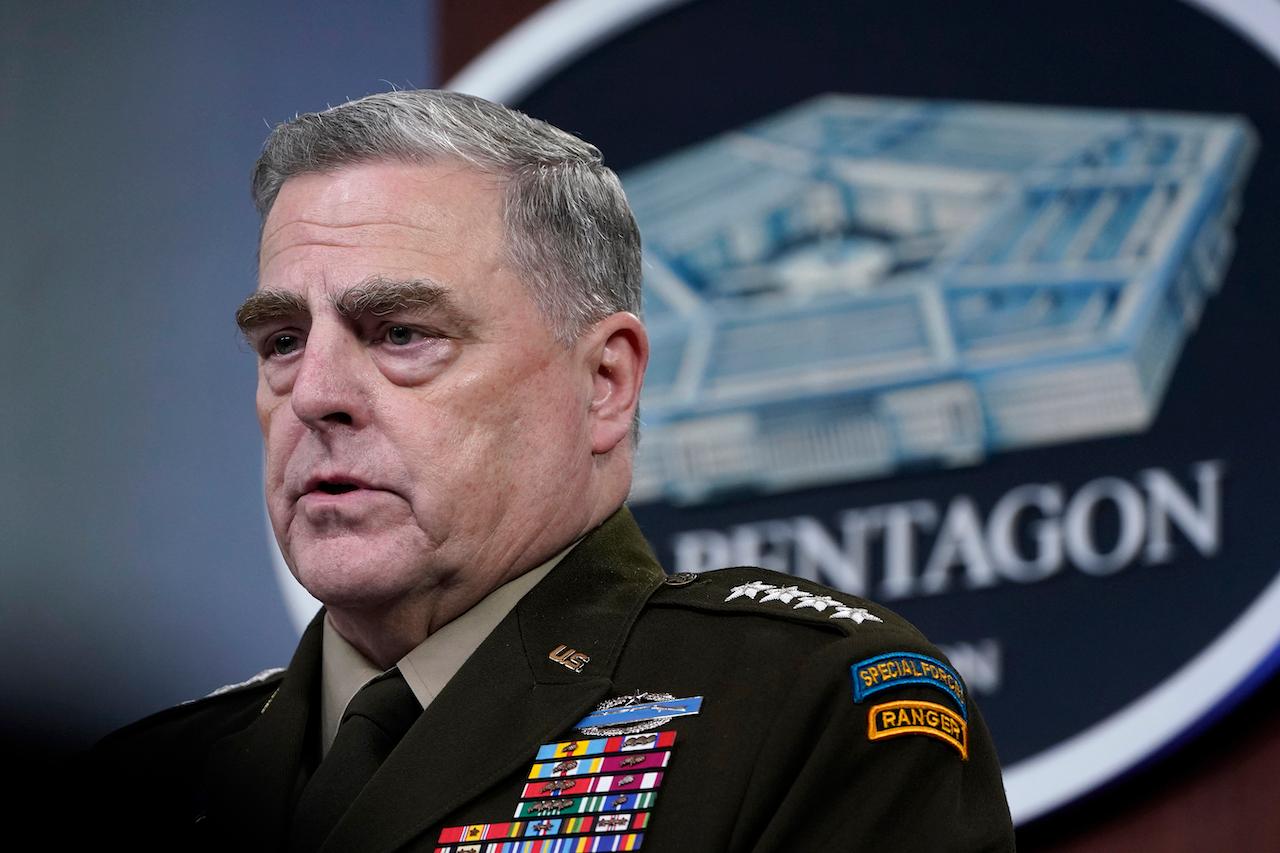 Chairman of the Joint Chiefs of Staff General Mark Milley. Photo: AP