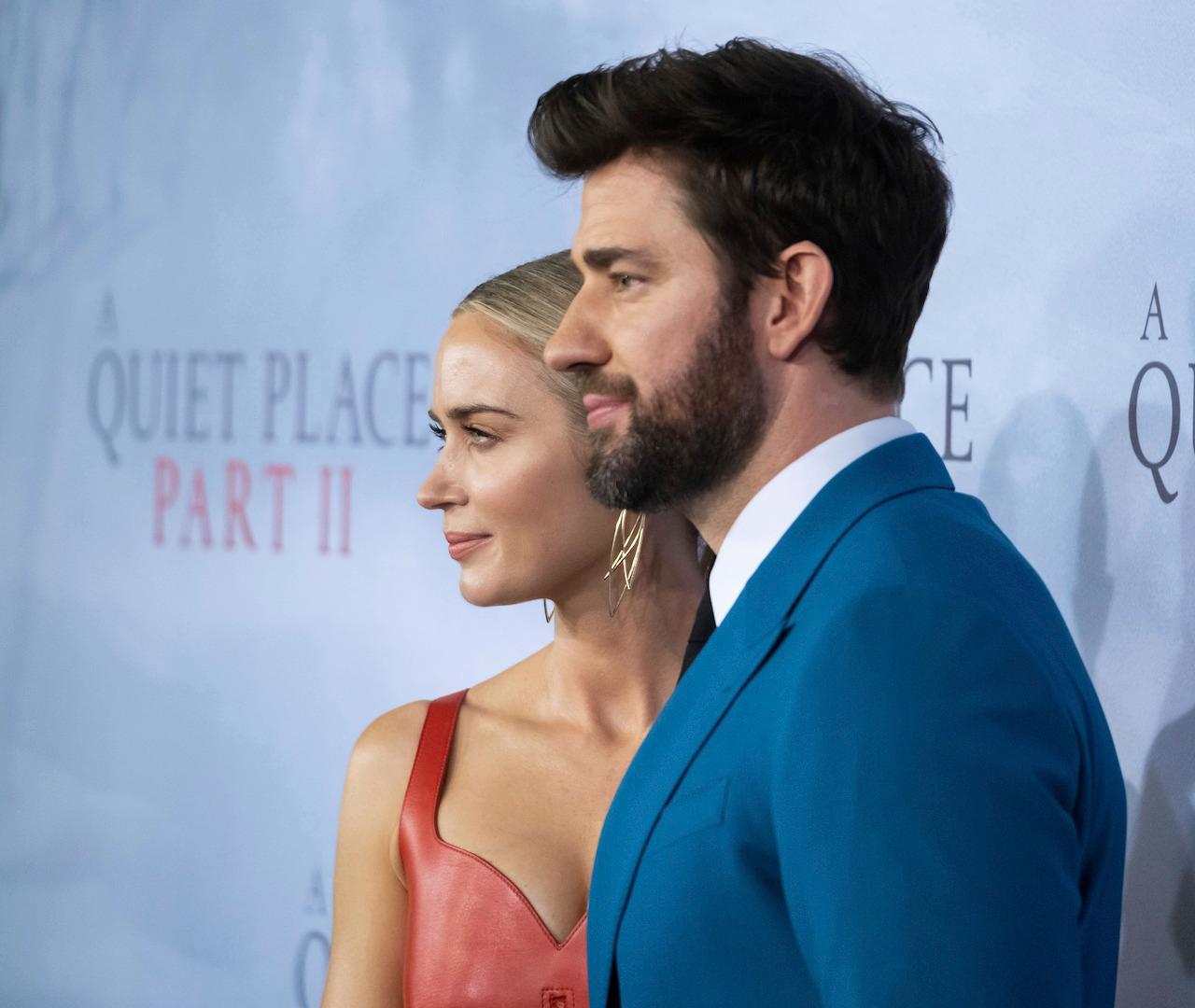 Emily Blunt and John Krasinski attend the world premiere of 'A Quiet Place Part II' at Jazz at Lincoln Center's Frederick P Rose Hall in New York on, March 8, 2020. Photo: AP