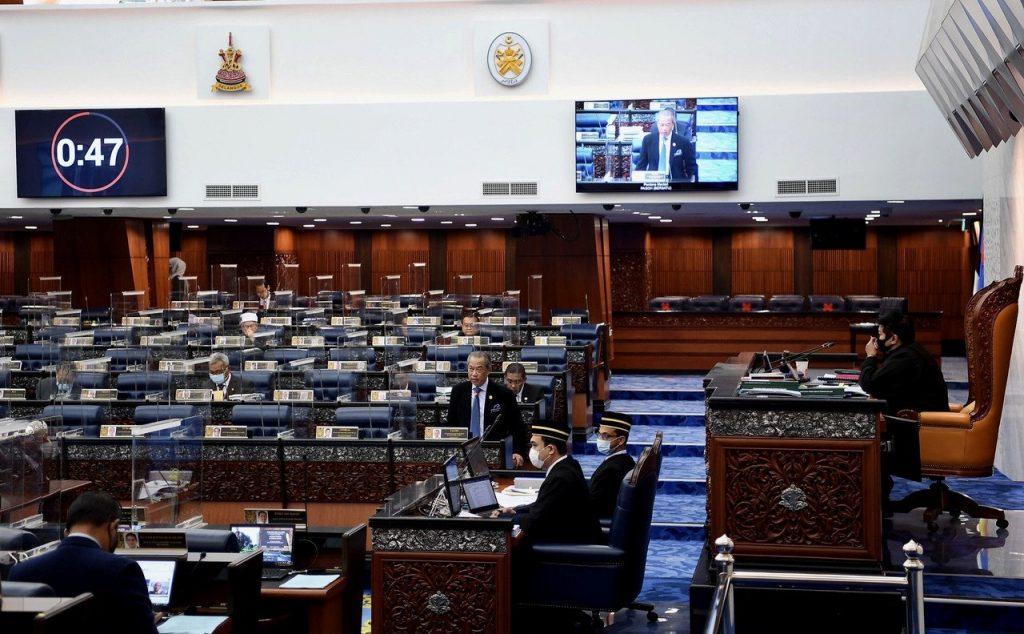 Law minister Takiyuddin Hassan says the government is looking into a hybrid system for Parliament proceedings which would allow it to continue playing its role despite the Covid-19 crisis. Photo: Bernama