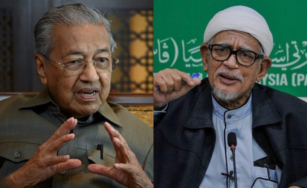 Dr Mahathir Mohamad dan Abdul Hadi Awang.