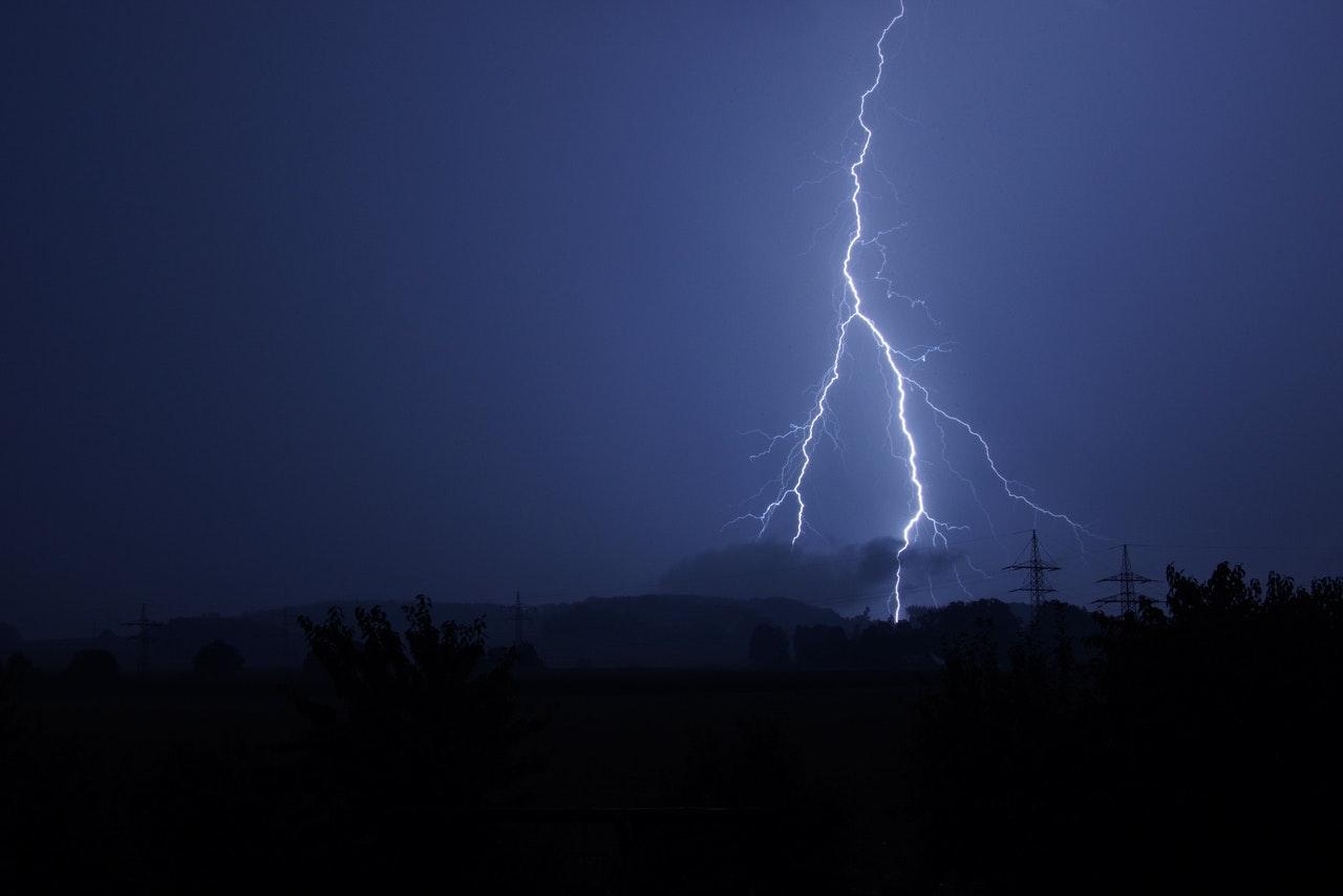 Thunderstorms and lightning strikes in parts of West Bengal are a fairly common occurrence during the June to September annual monsoon. Photo: Pexels