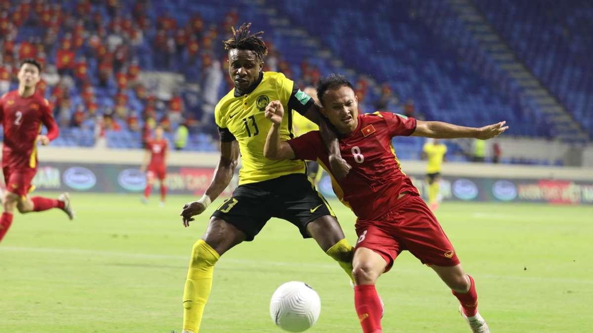 Malaysia tewas 2-1 kepada Vietnam. Gambar: FAM