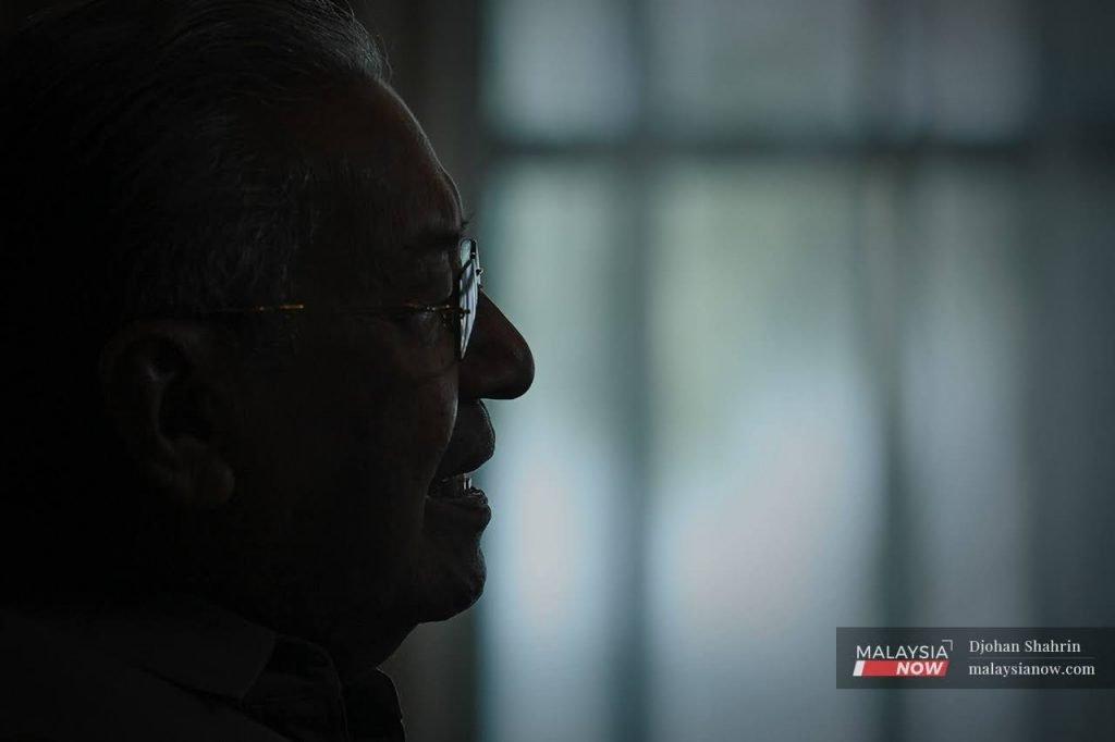 Former prime minister Dr Mahathir Mohamad.