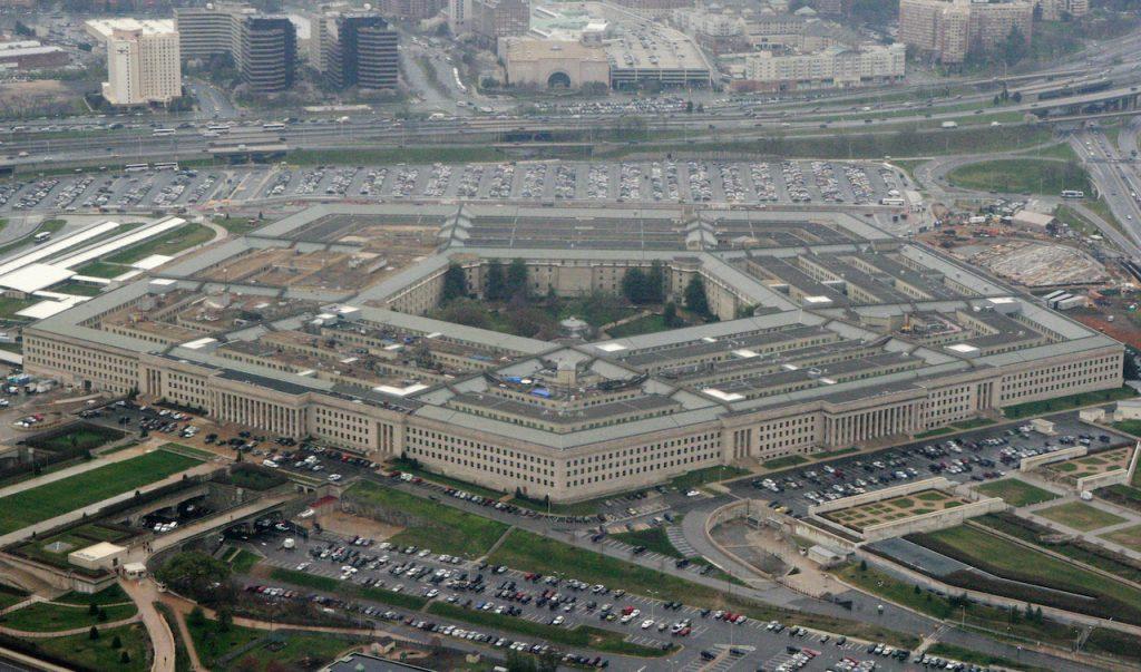 The Pentagon in Washington, March 27, 2000. The Pentagon says the US was justified in the recent airstrikes against Iran-backed militants in Syria and Iraq under international law as a matter of self-defence. Photo: AP