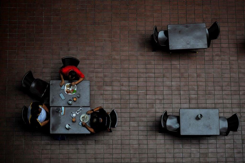 Sabah will allow dining in at restaurants and several other social and economic activities under the first phase of the National Recovery Plan. Photo: Bernama