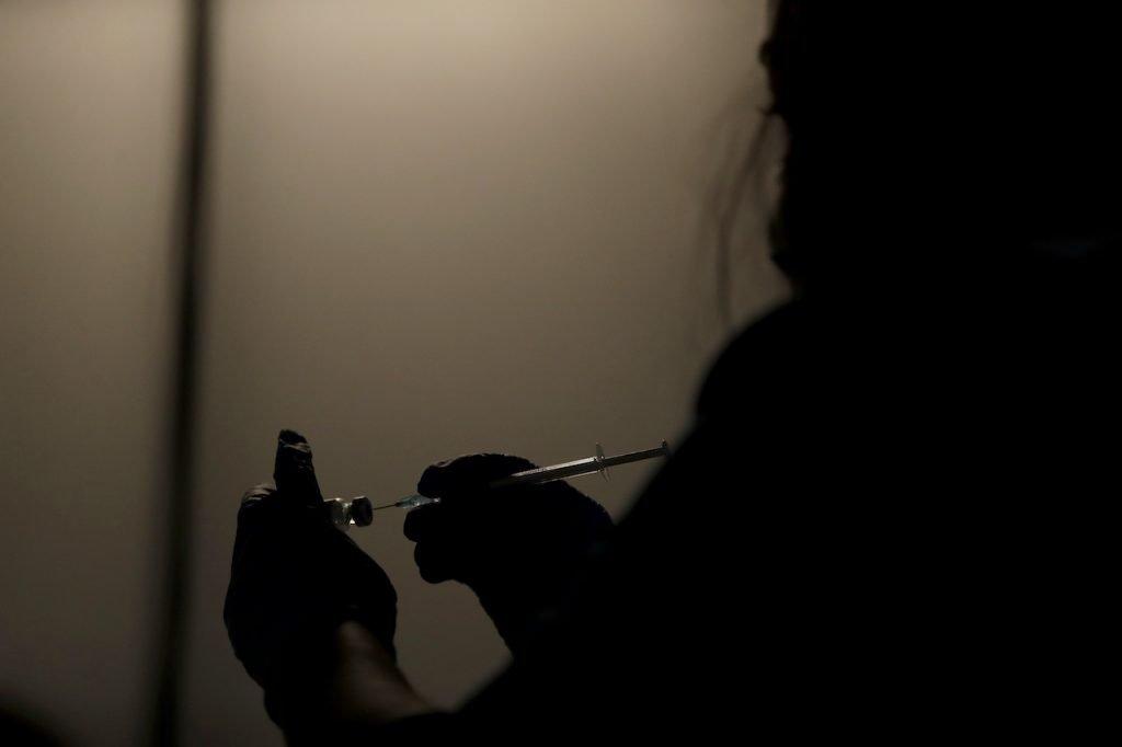 About 68% of adults in the US have received at least a first dose, but there are large geographical disparities. Photo: AP