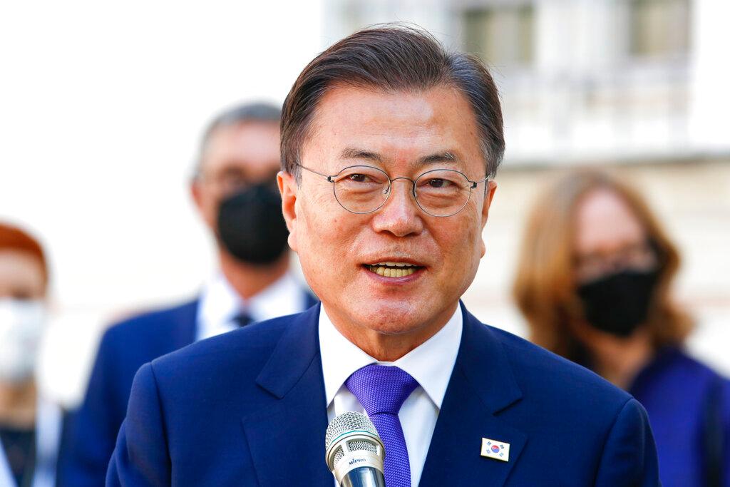 South Korean President Moon Jae-in. Photo: AP