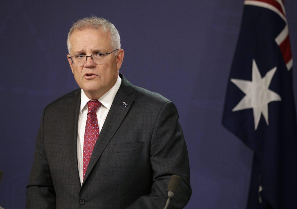 Australian Prime Minister Scott Morrison. Photo: AP