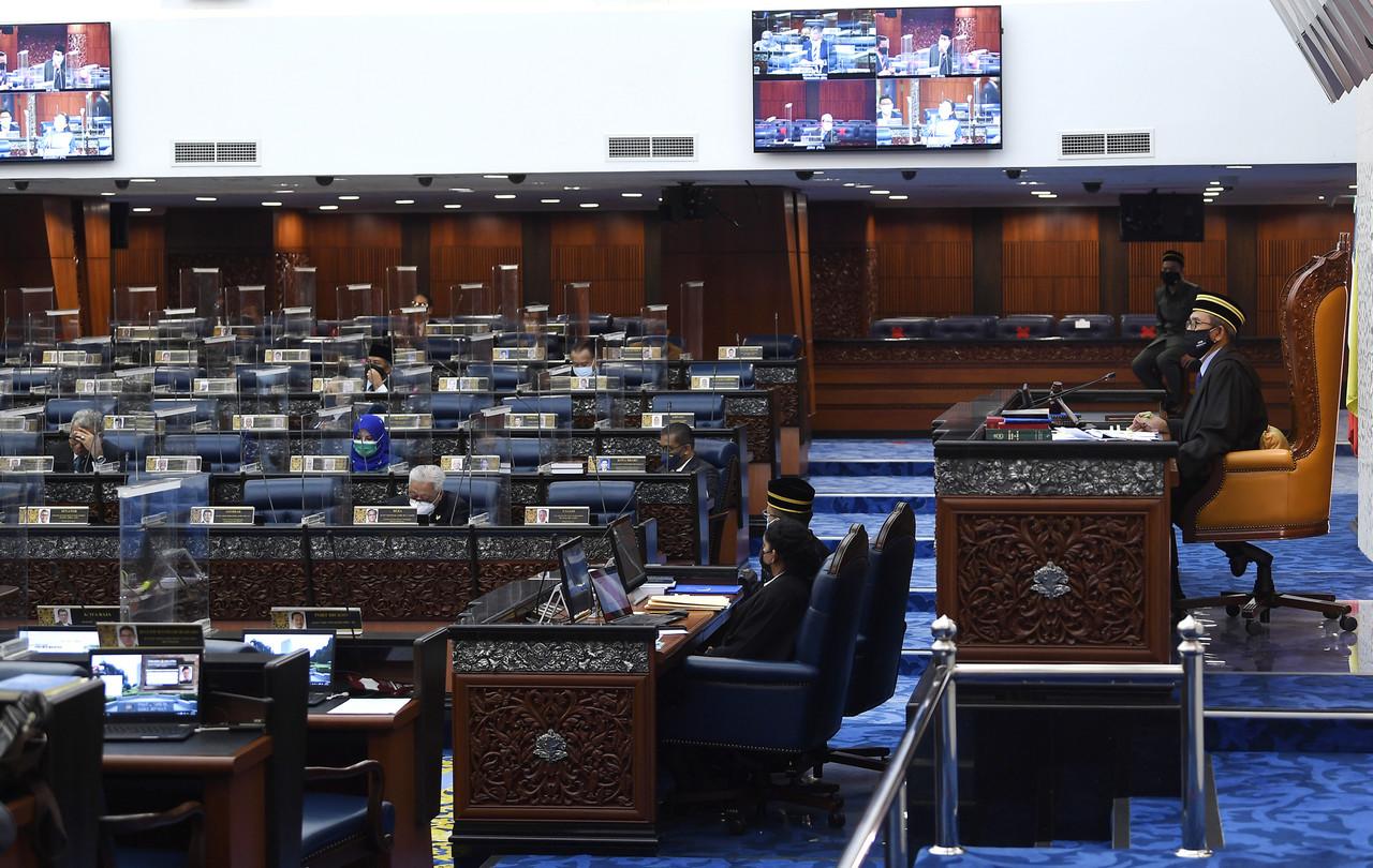 MPs fill the Dewan Rakyat on the second day of the special sitting on July 27. Photo: Bernama