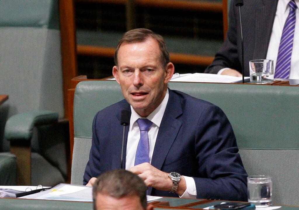 Former Australian prime minister Tony Abbott. Photo: AP