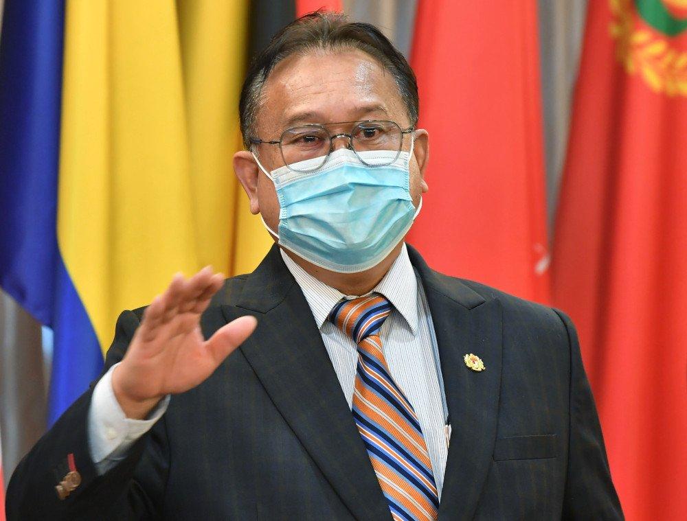 Setiausaha Agung Gabungan Parti Sarawak Alexander Nanta Linggi. Gambar: Bernama