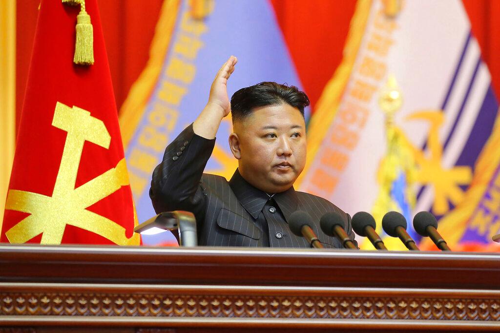 North Korean leader Kim Jong Un gestures in this undated photo provided by the North Korean government on July 30. Photo: AP