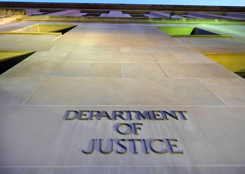 The Department of Justice headquarters building in Washington is seen in this May 14, 2013 file photo. The department has said it will work towards providing families of 9/11 victims with more information about the run-up to the attacks as part of a federal lawsuit that aims to hold the Saudi government accountable. Photo: AP