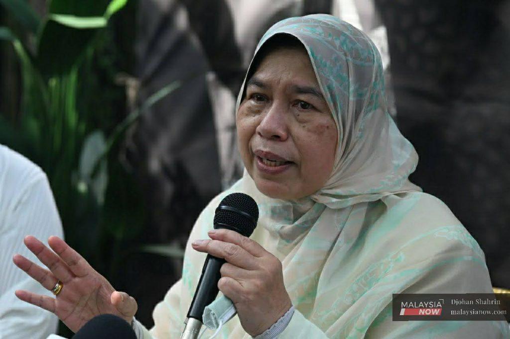 Former Wanita PKR chief Zuraida Kamaruddin