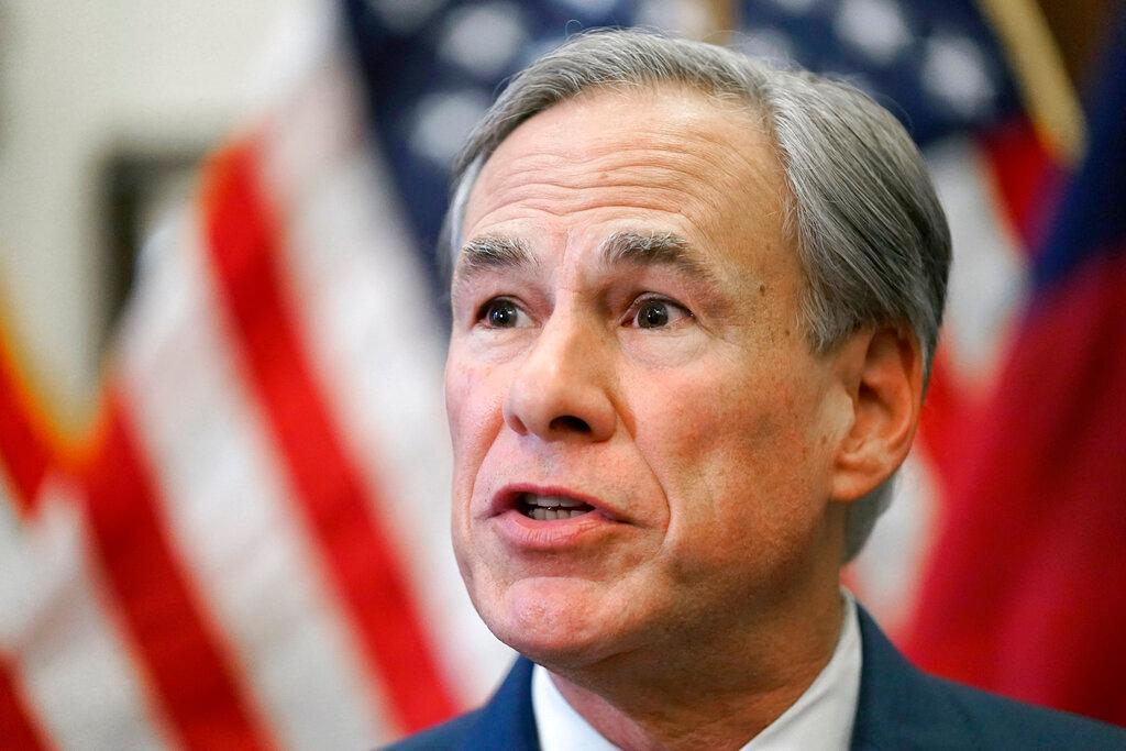 In this June 8 file photo, Texas Governor Greg Abbott speaks at a news conference in Austin, Texas. Abbott tested positive for Covid-19 on Aug 17 according to his office, which said he is in good health and experiencing no symptoms. Photo: AP