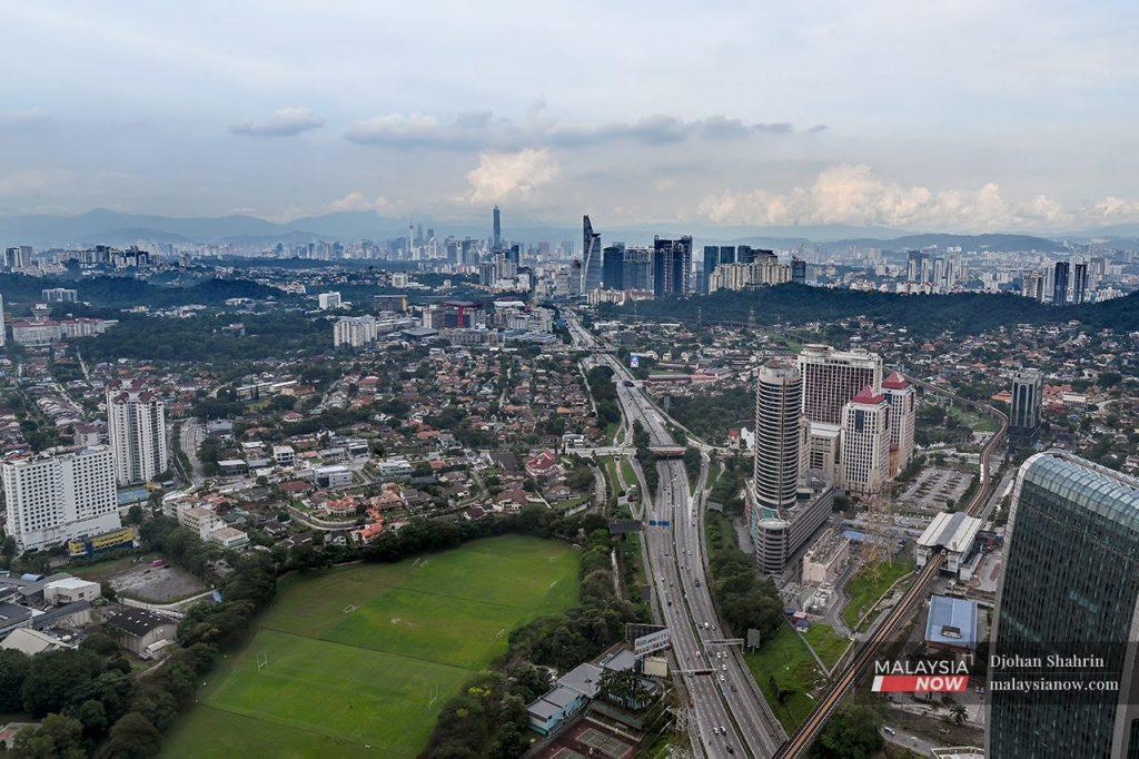 An aerial view of Kuala Lumpur and Petaling Jaya in Selangor. Interest in sub-sale residential properties has bounced back in the capital city, Selangor, Penang and Johor.