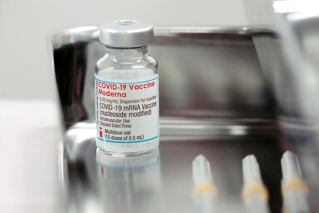 Japan suspended the use of some 1.6 million doses of Covid-19 vaccine produced by Moderna after contamination was found in portions of unused vials. Photo: AP