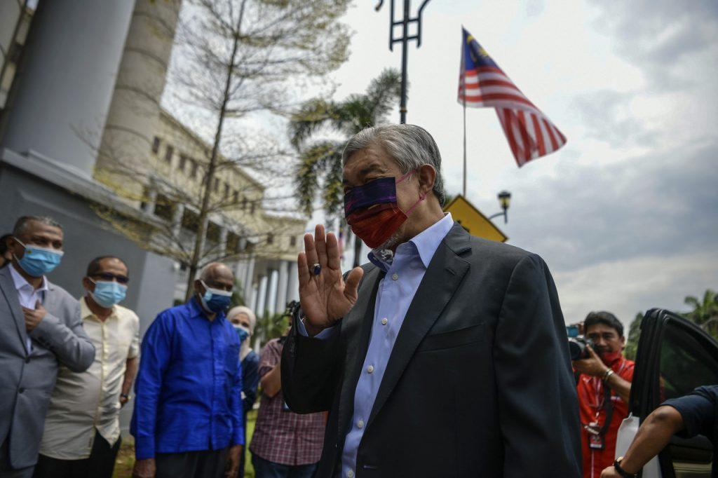 Bekas timbalan perdana menteri Ahmad Zahid Hamidi di Mahkamah Tinggi Kuala Lumpur. Gambar: Bernama