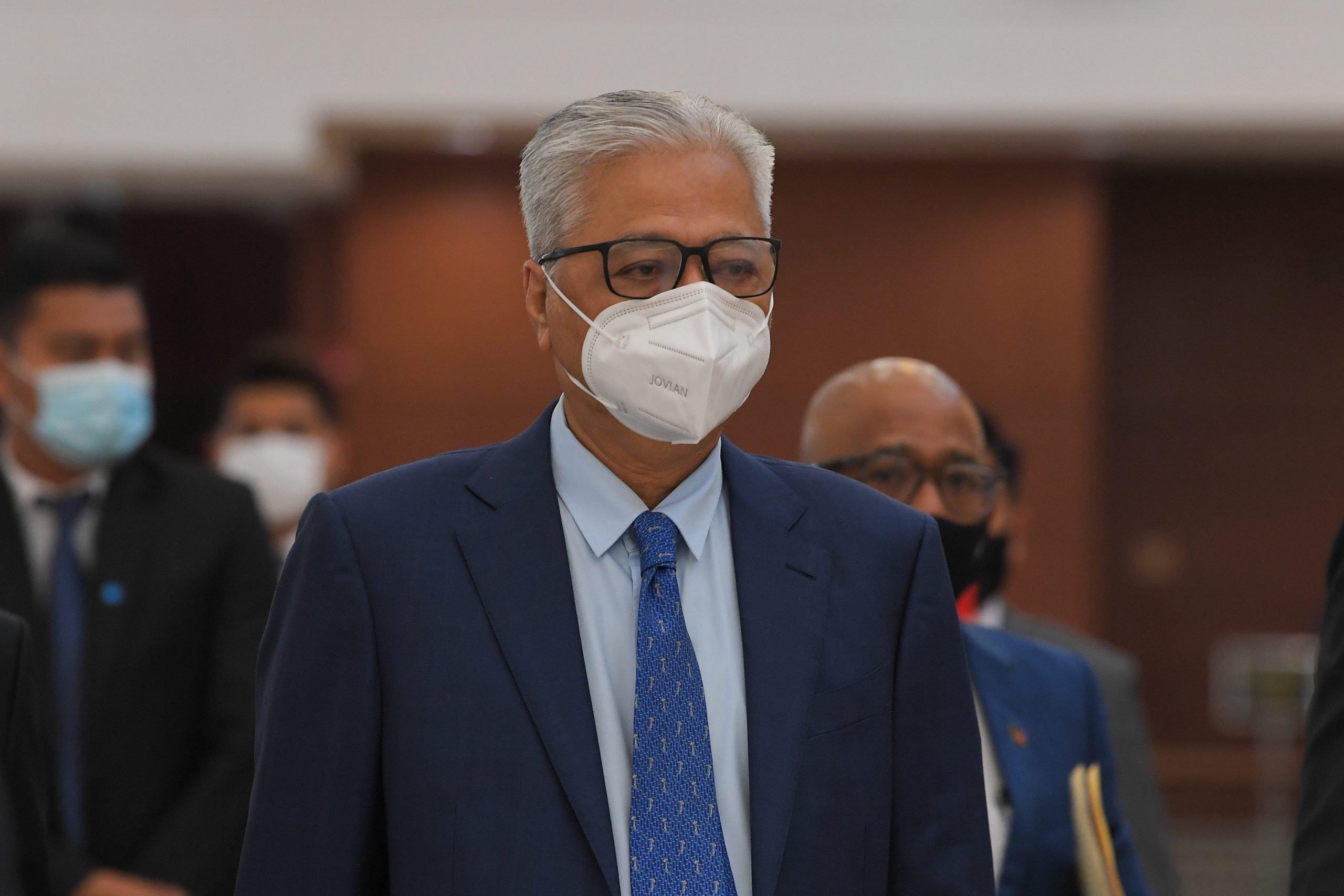 Perdana Menteri Ismail Sabri Yaakob ketika menghadiri persidangan Penggal Keempat Parlimen ke-14 di Dewan Rakyat hari ini. Gambar: Bernama