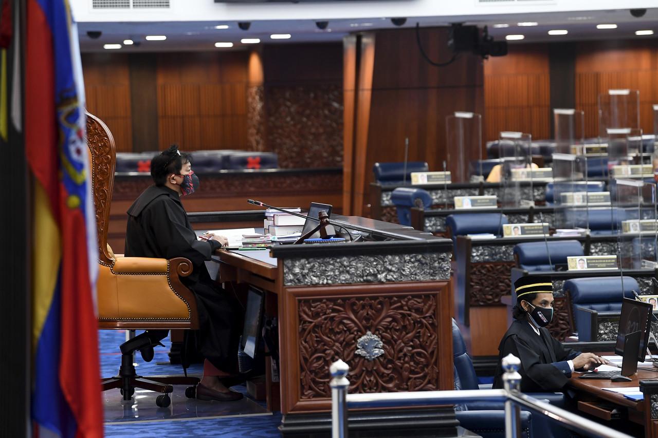 Azalina Othman Said chairs a Dewan Rakyat sitting prior to her resignation as deputy speaker in this July 27 file photo. Photo: Bernama