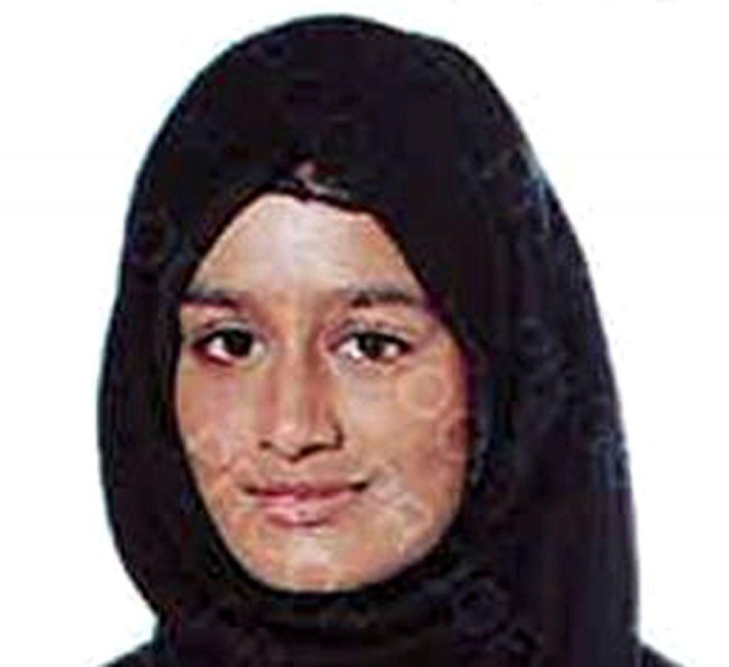 This undated photo released by the Metropolitan Police of London, shows Shamima Begum. She has denied being directly involved in the preparation of acts of terror. Photo: AP